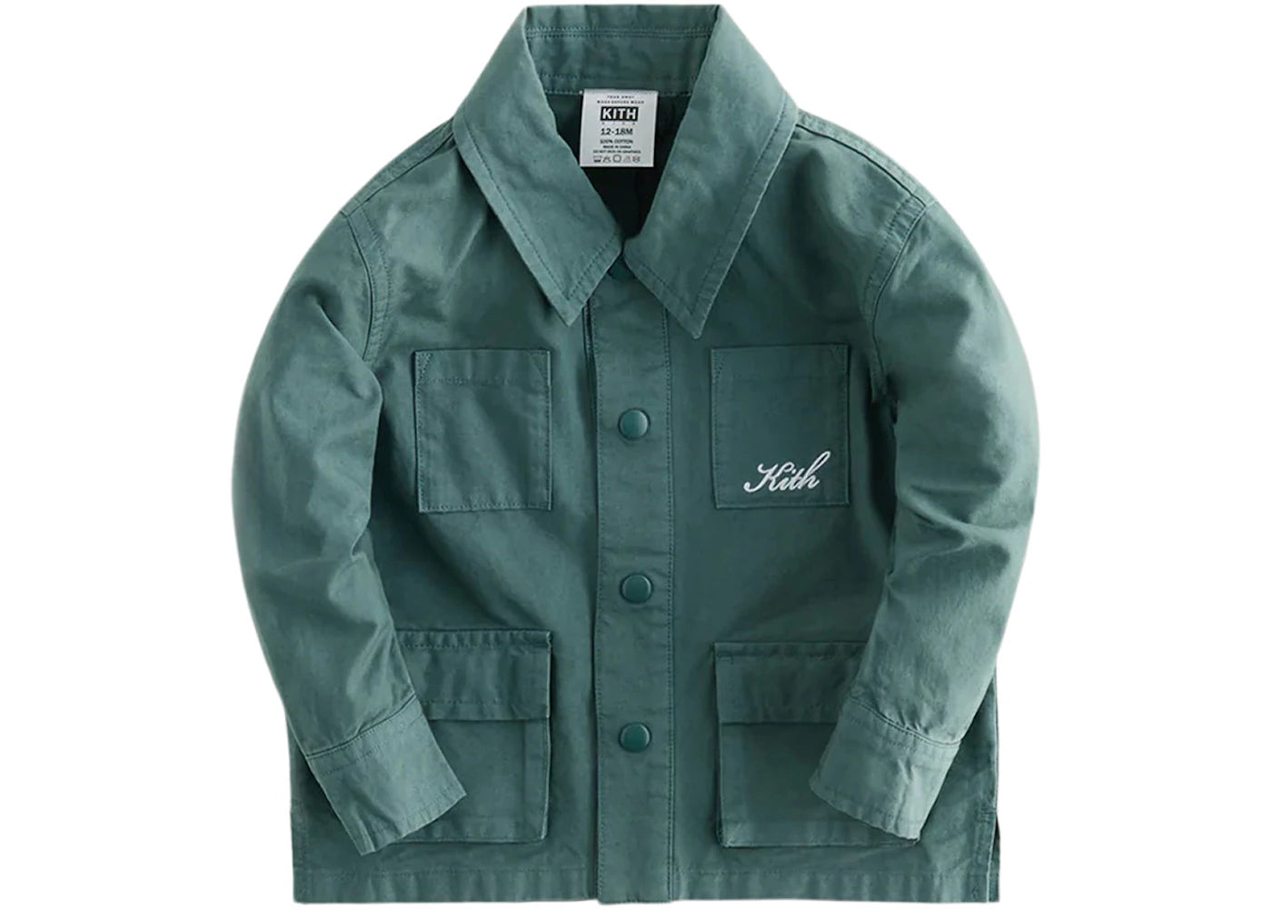 Kith Kids Baby Classic Ginza Jacket Jungle Green