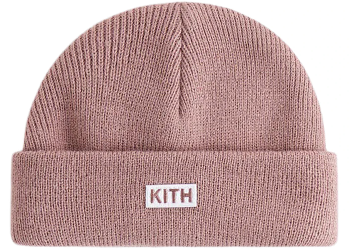 Kith Kids Baby Classic Logo Classic Rib Beanie Dusty Mauve