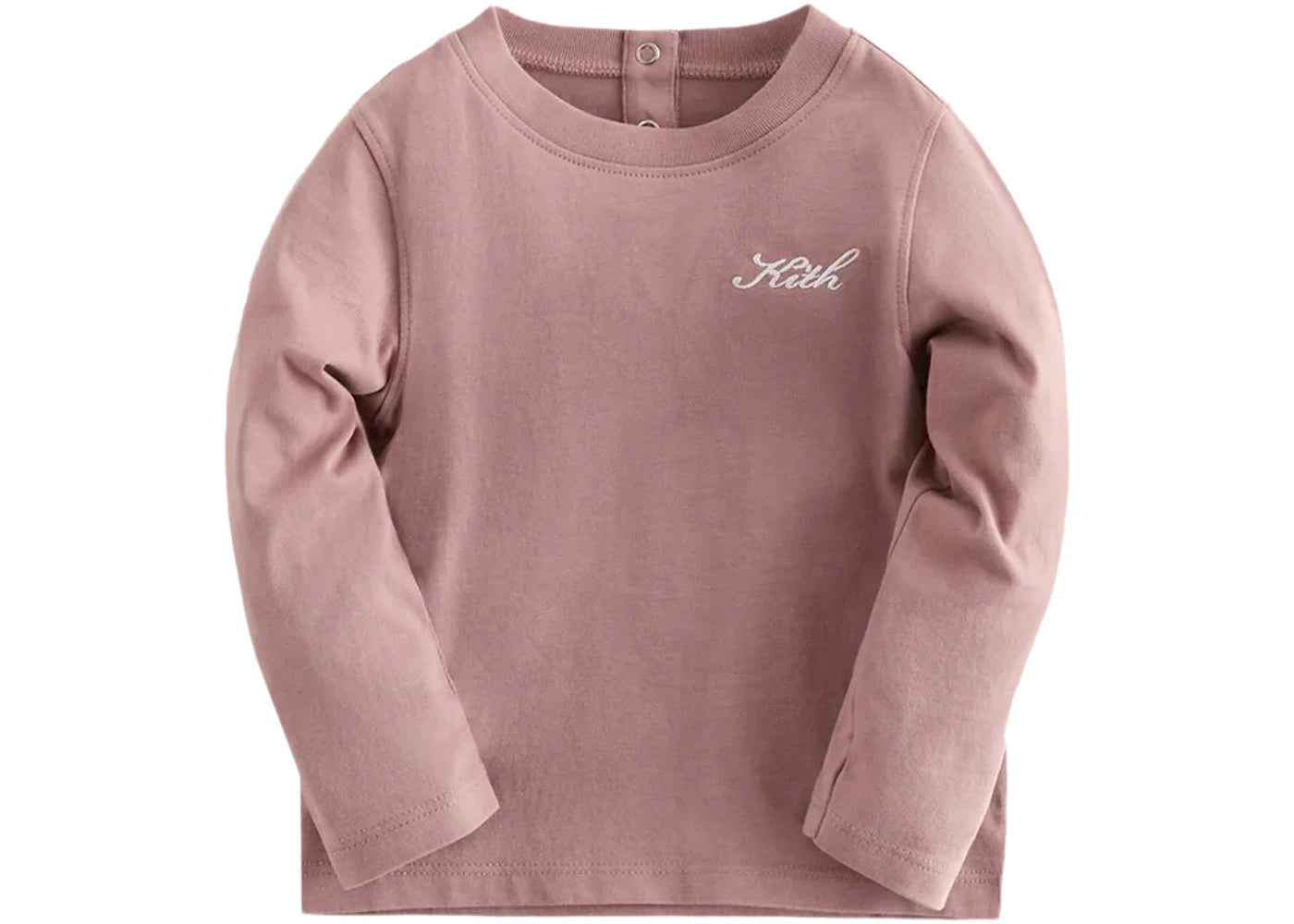 Kith Kids Baby Classic Long Sleeve Tee Dusty Mauve