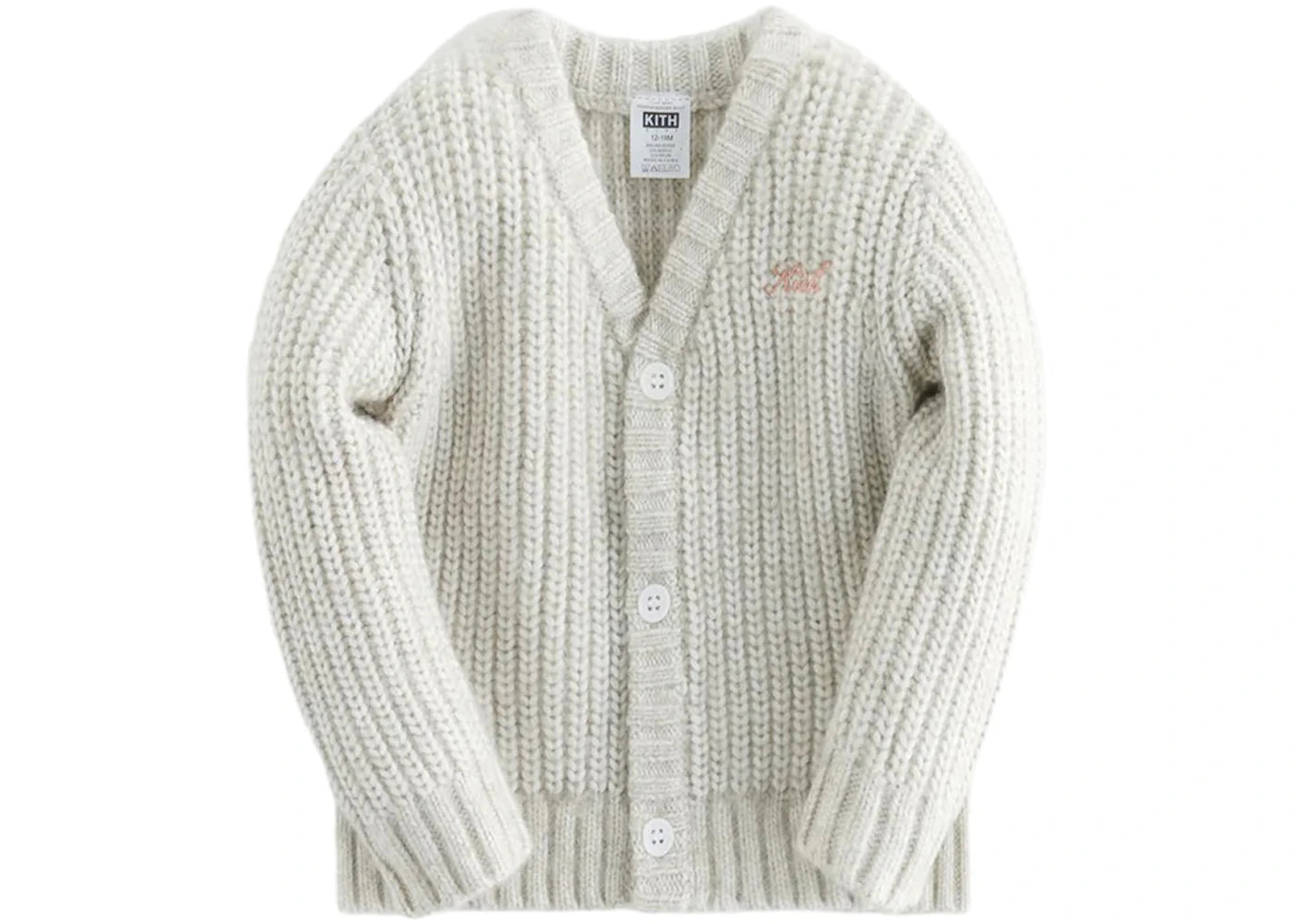 Kith Kids Baby Knit Cardigan Sandrift