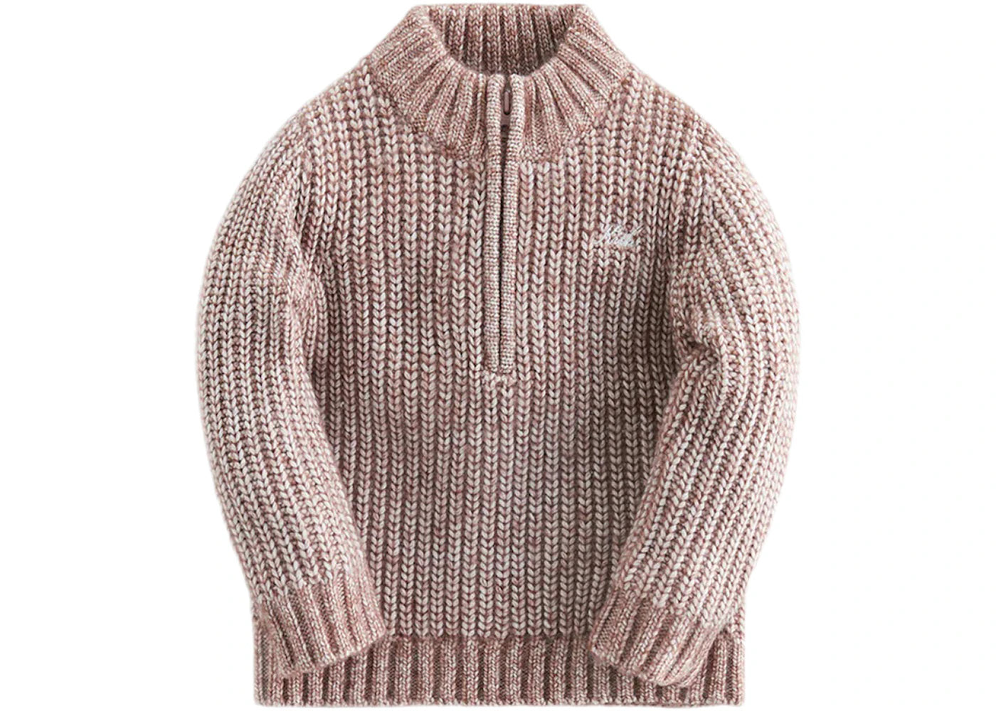 Kith Kids Baby Knit Quarter Zip Dusty Mauve