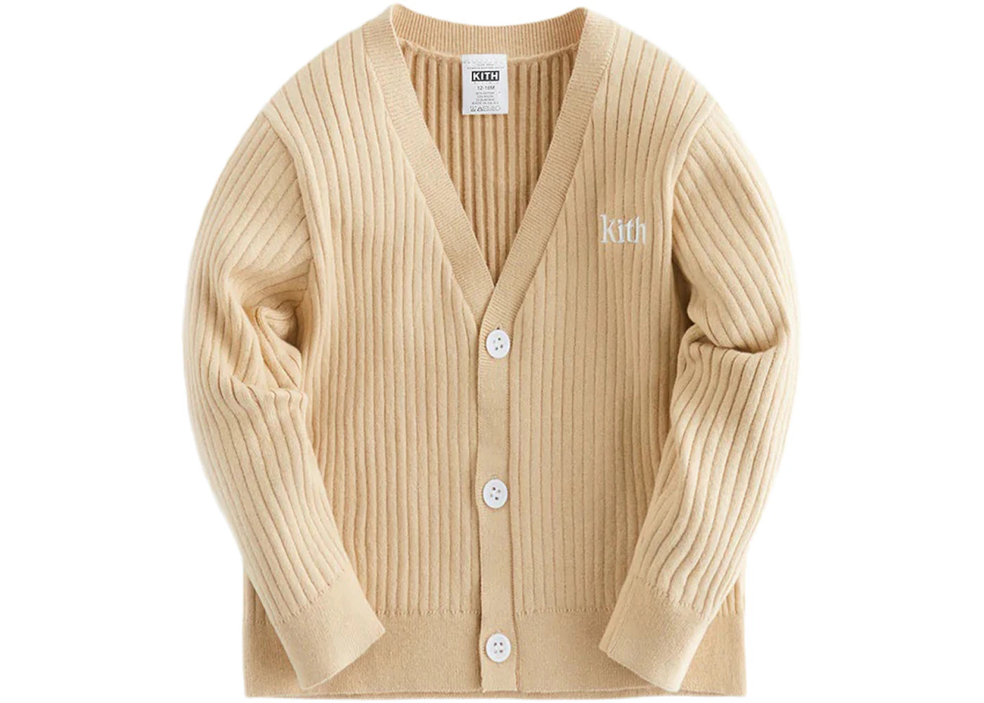Kith Kids Baby Knit Rib Cardigan Birch