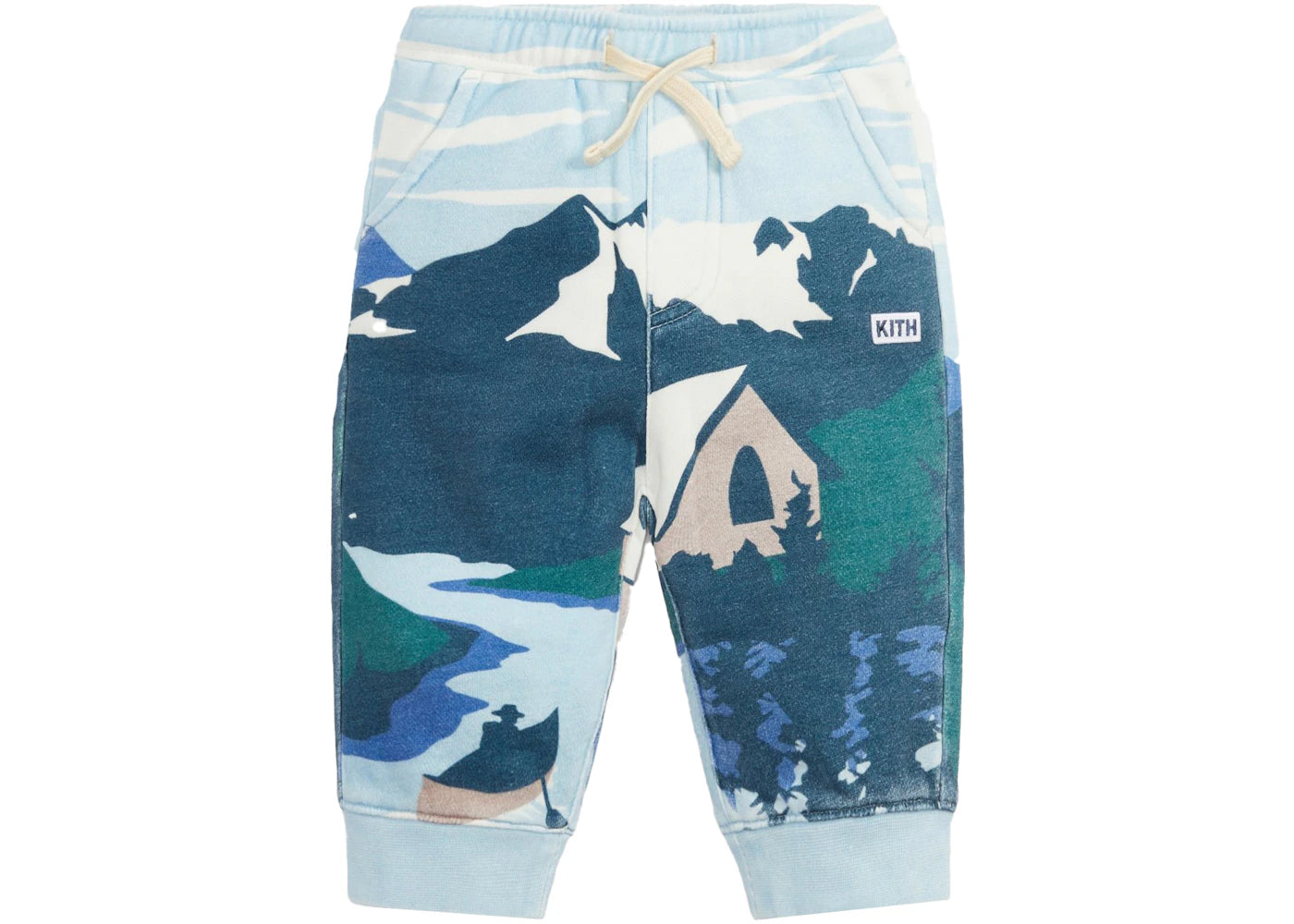 Kith Kids Baby Scenic AOP Williams Pant Evergreen
