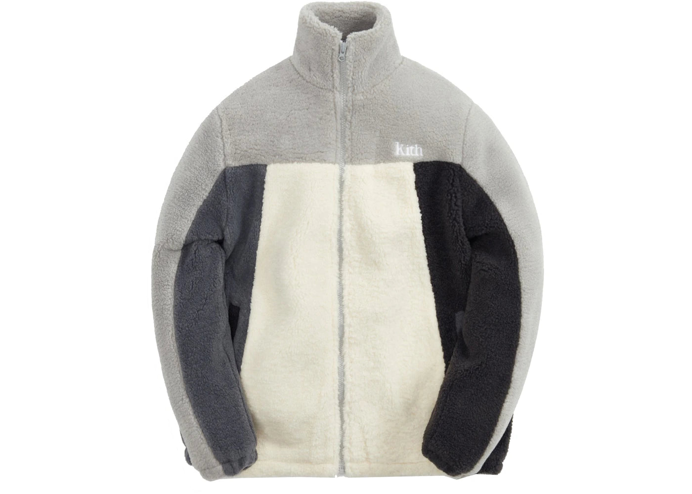 Kith Kids Blocked Sherpa Full Zip Statue