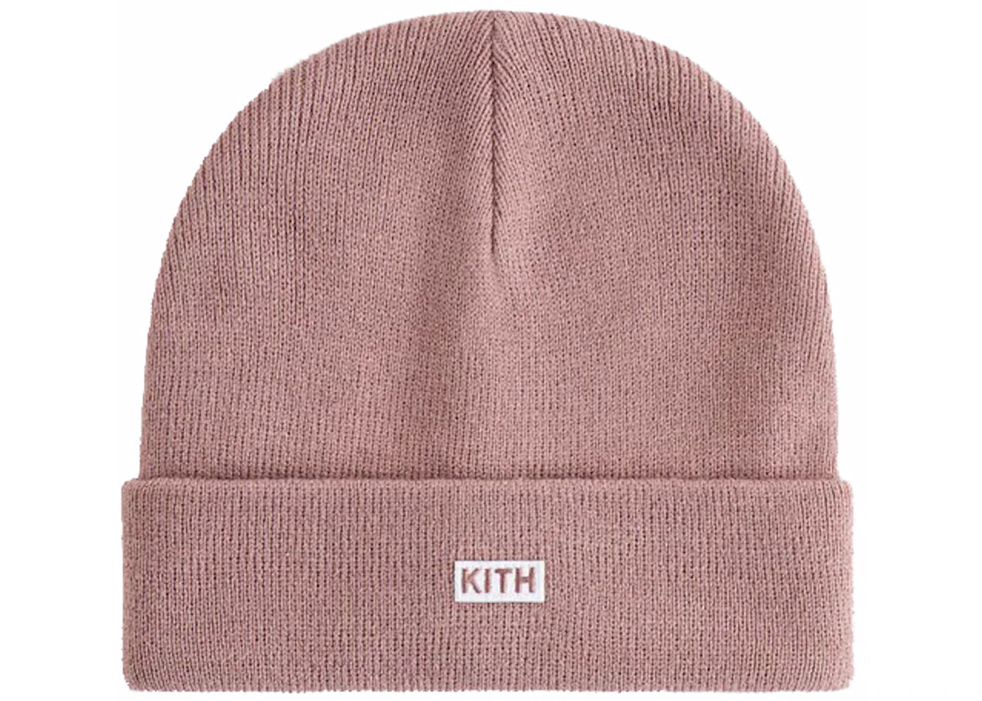 Kith Kids Classic Logo Classic Rib Beanie Dusty Mauve