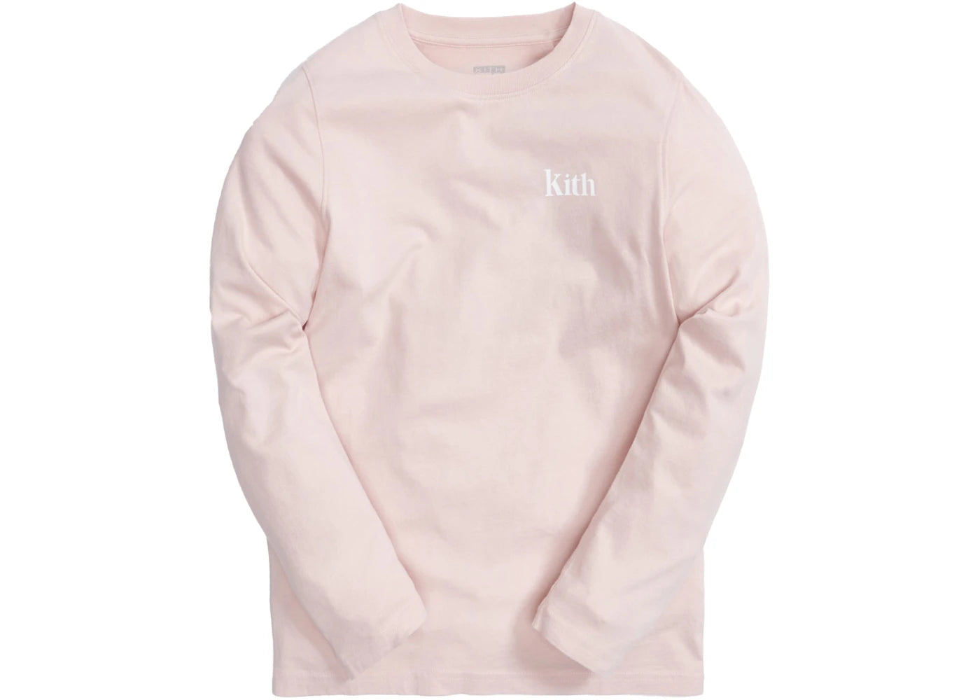Kith Kids Classic Serif L/S Tee Pink