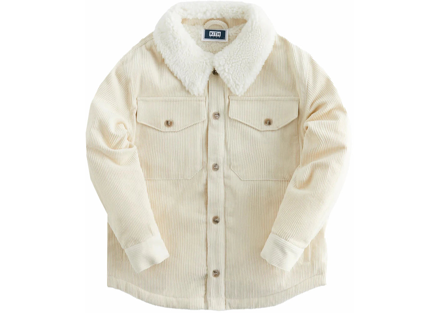 Kith Kids Classics Corduroy Shacket Sandrift