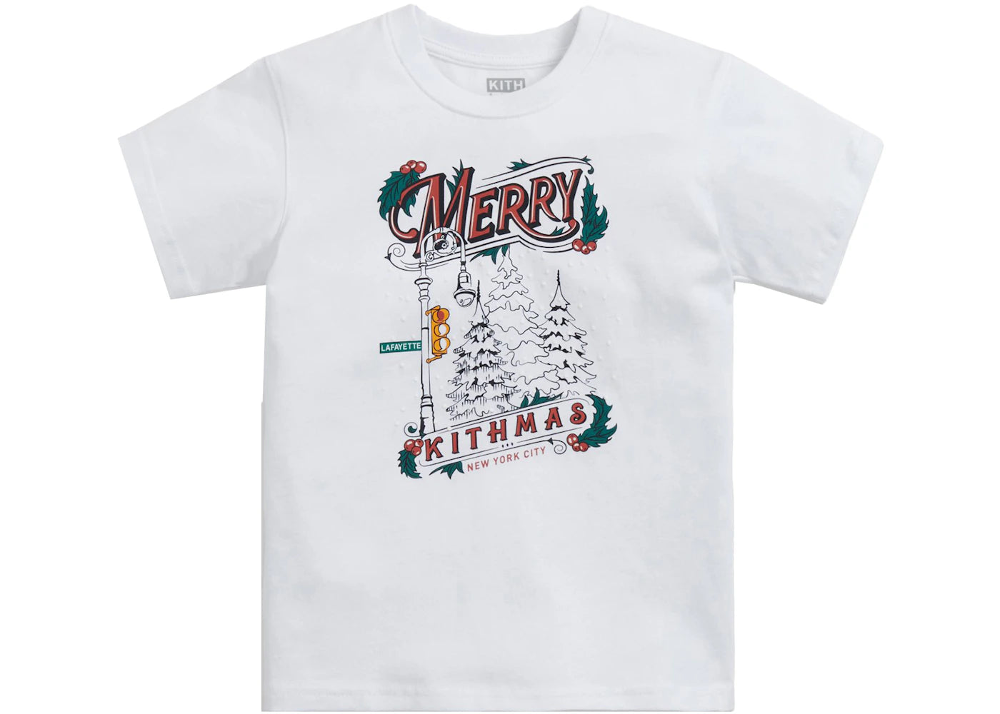 Kith Kids Kithmas Tee White