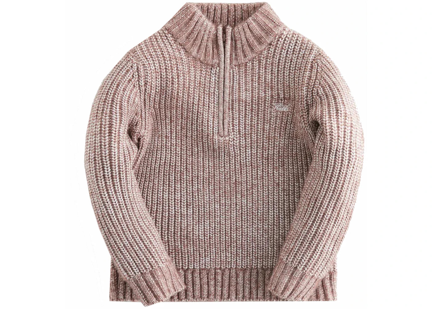 Kith Kids Knit Quarter Zip Dusty Mauve