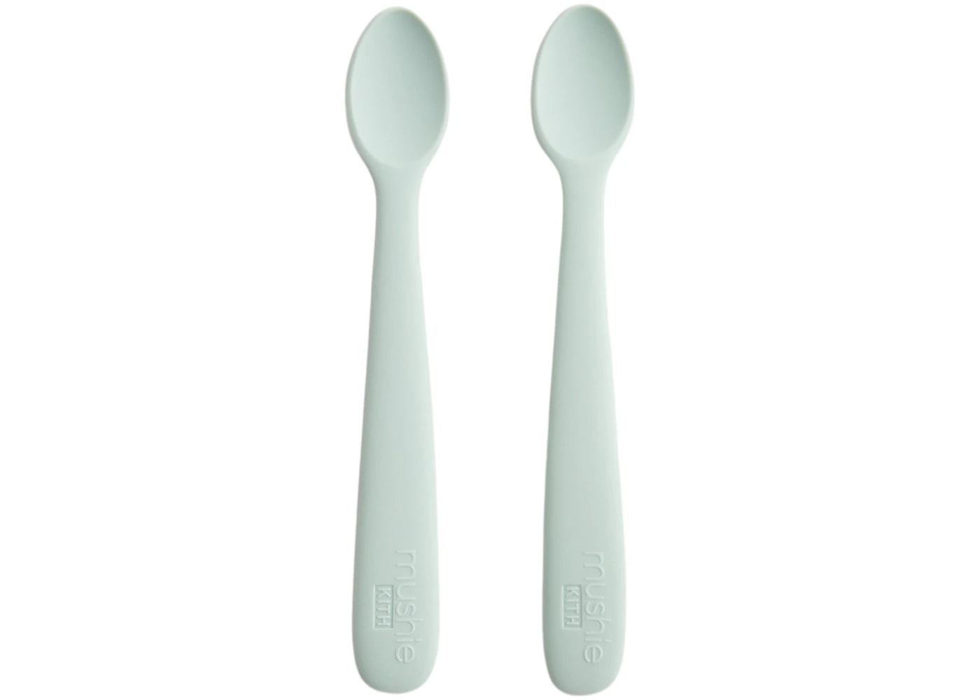 Kith Kids Mushie Silicone Feeding Spoon (2 Pack) Helium