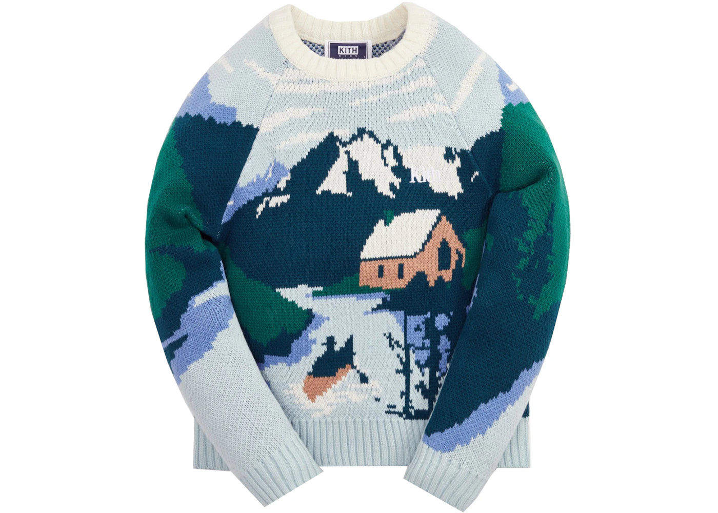 Kith Kids Novelty Jacquard Sweater Evergreen