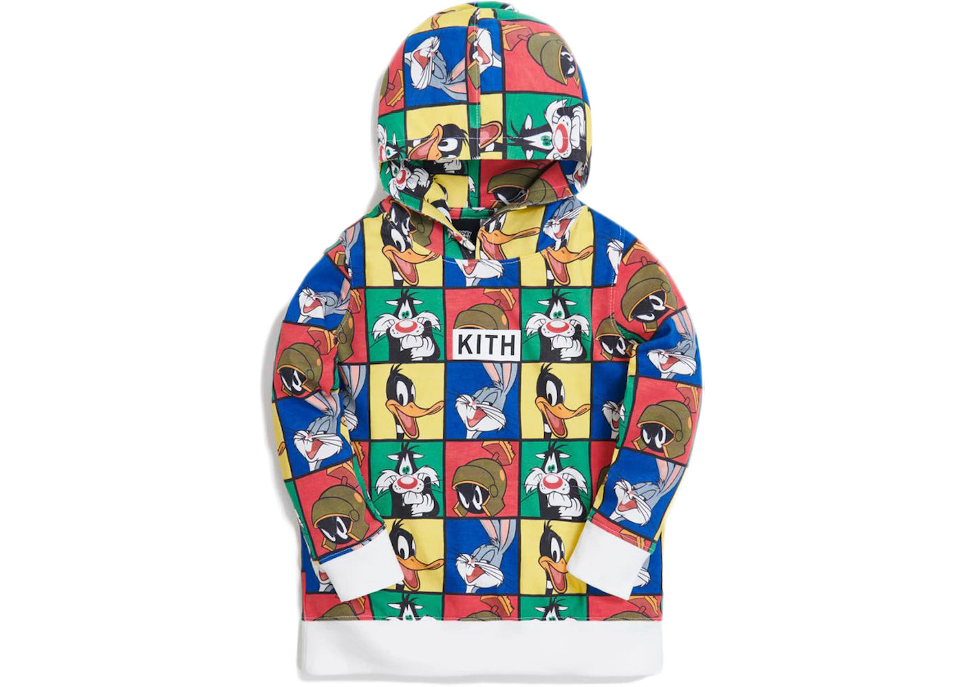 Kith Kids x Looney Tunes AOP Hoodie White/Multi