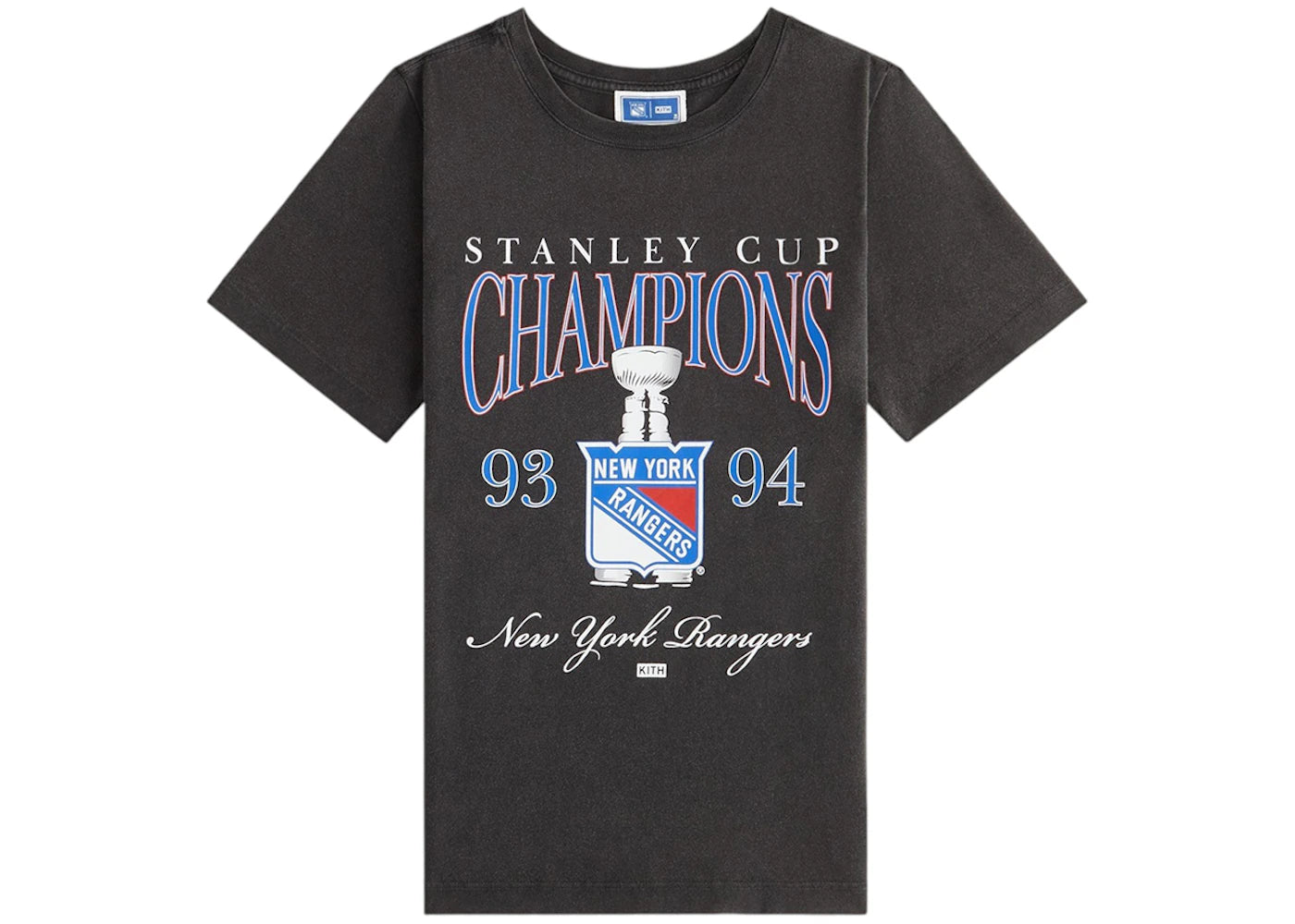 Kith Kids x New York Rangers Champions Vintage Tee Black – Side Kicks