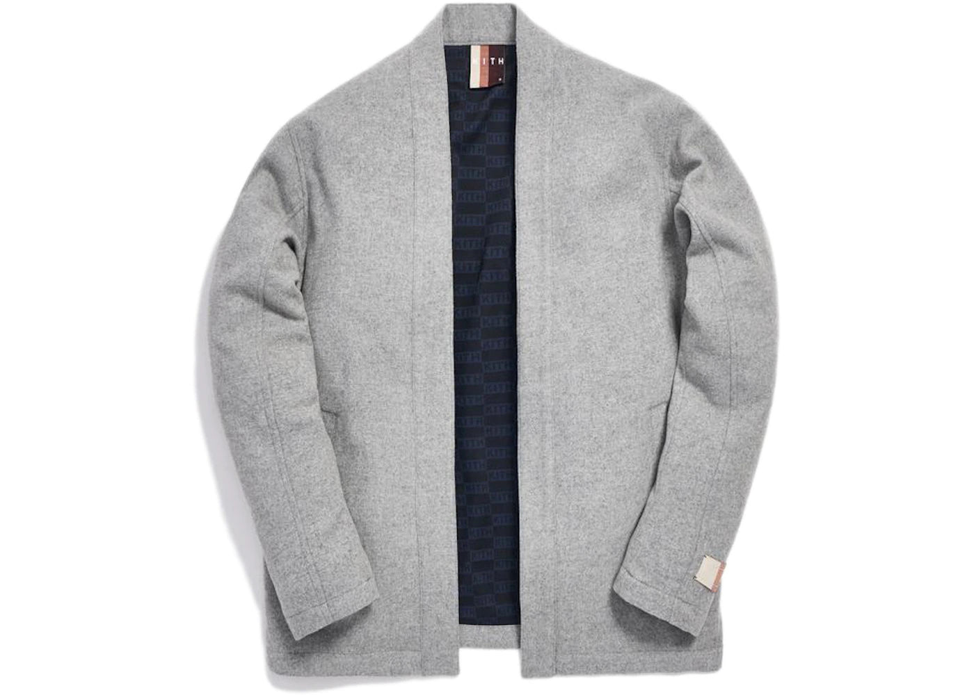 Kith Kimono Blazer Jacket Light Heather Grey