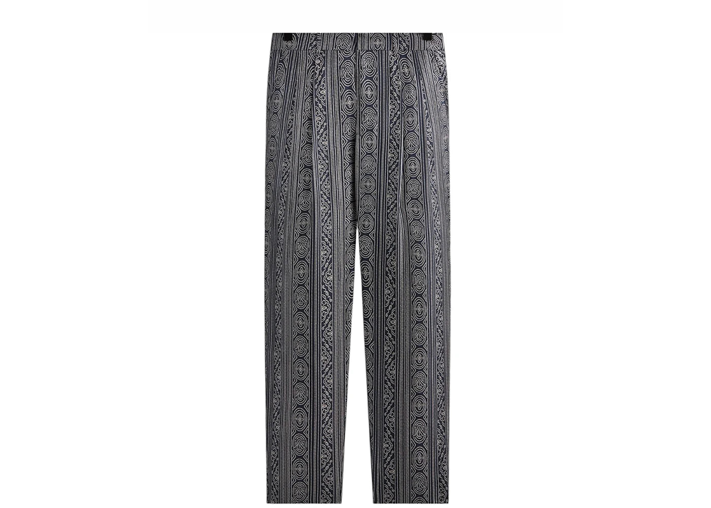 Kith Kin Batik Stripe Pleated Ari Trouser Nocturnal