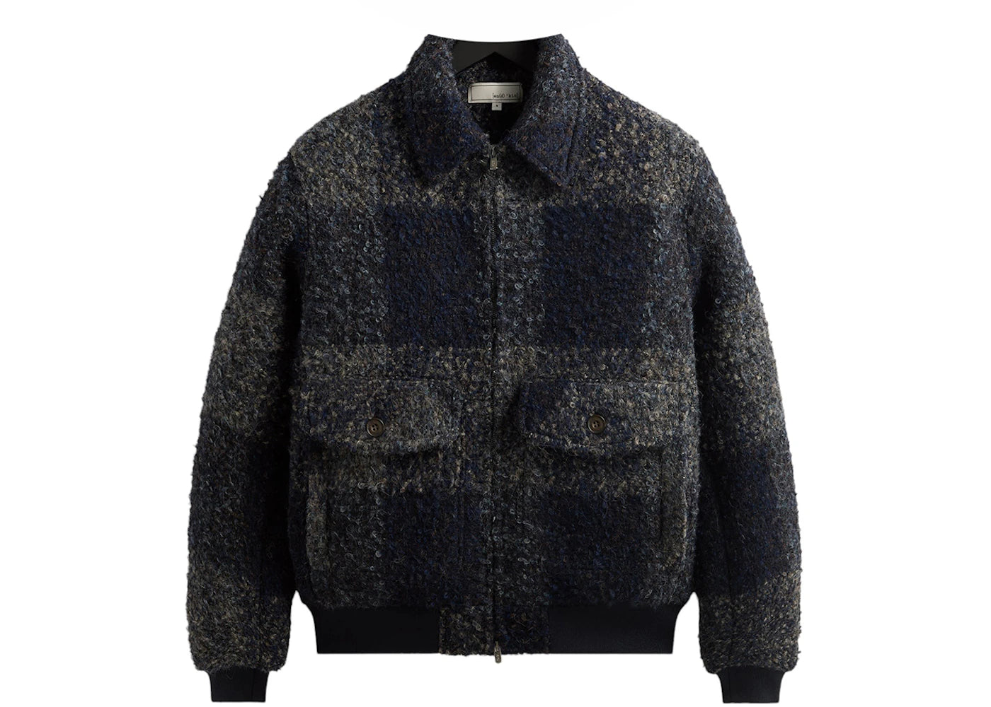 Kith & Kin Boucle Check Hawthorne Flight Jacket Vista