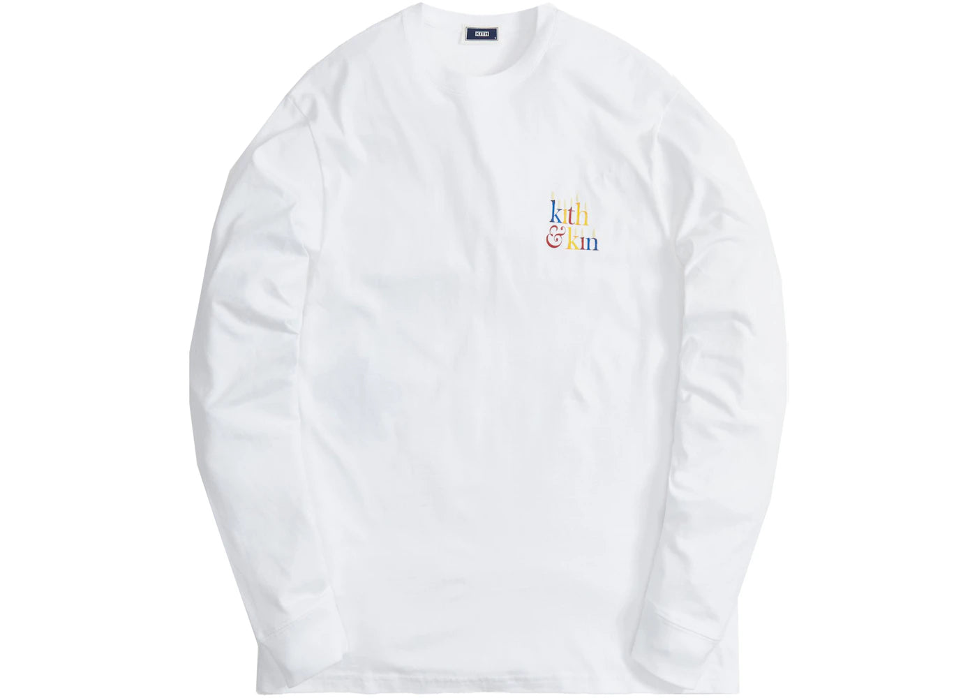 Kith & Kin Menorah L/S Tee White