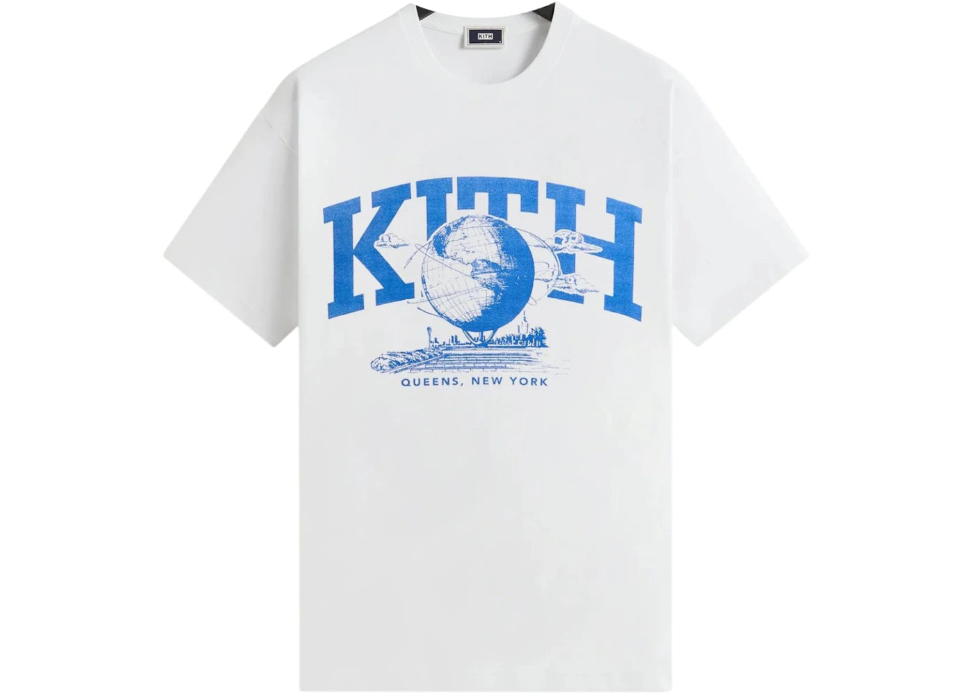 Kith & Kin Queens Unisphere Vintage Tee White
