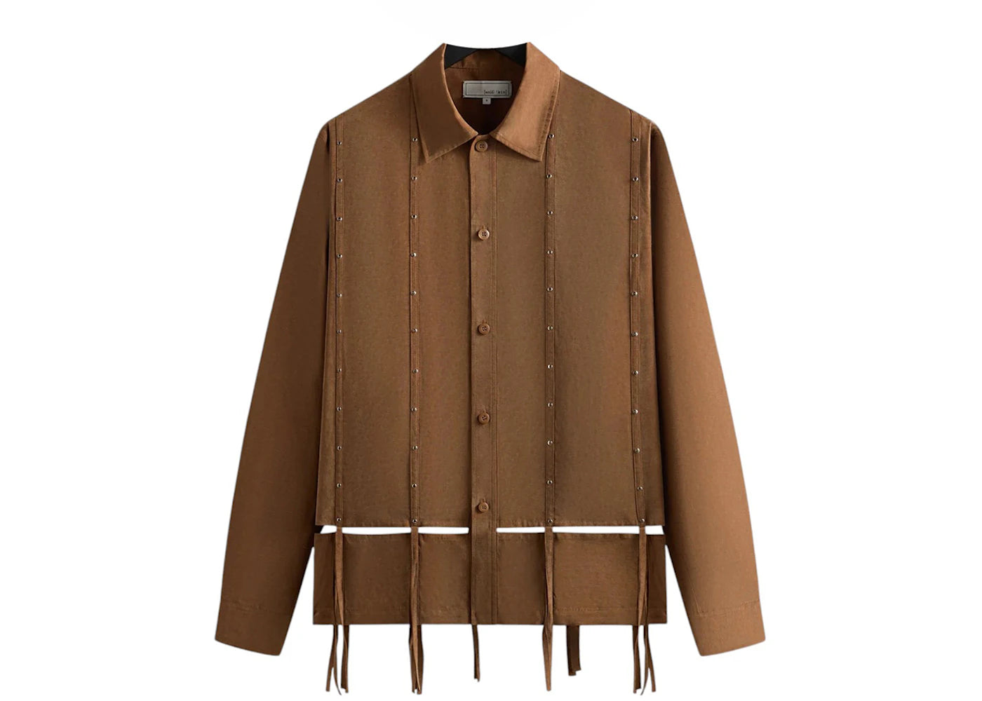 Kith Kin Ribbon Long Sleeve Boxy Collared Overshirt Modsy