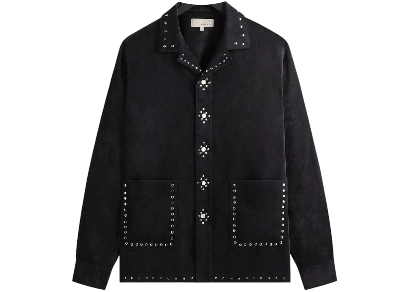 Kith & Kin Sawyer Long Shirt Camp Collar Shirt Black