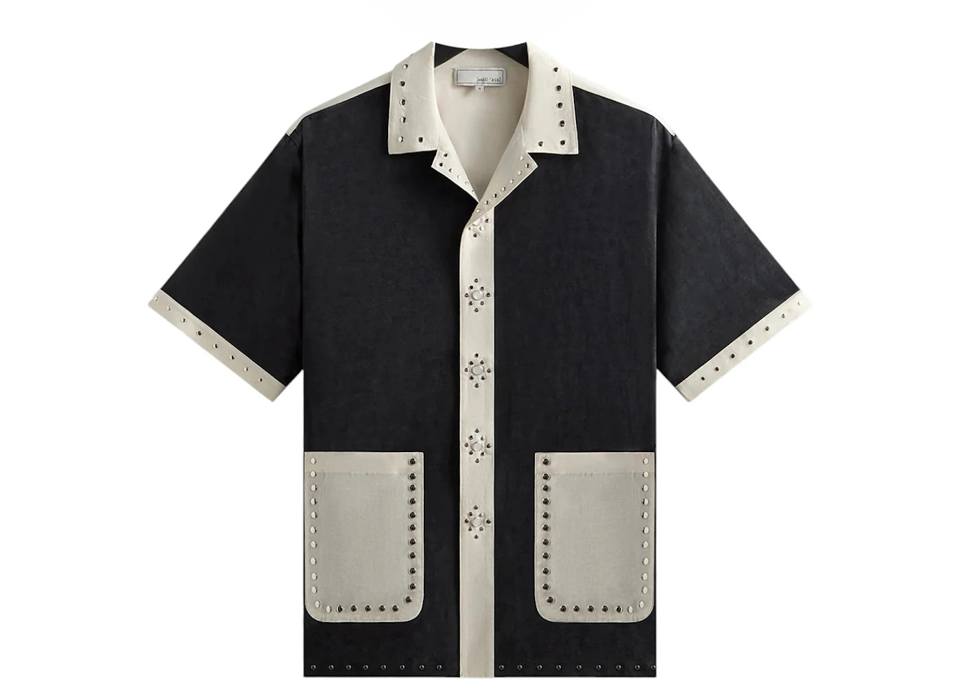 Kith Kin Sawyer Short Sleeve Camp Collar Shirt Black