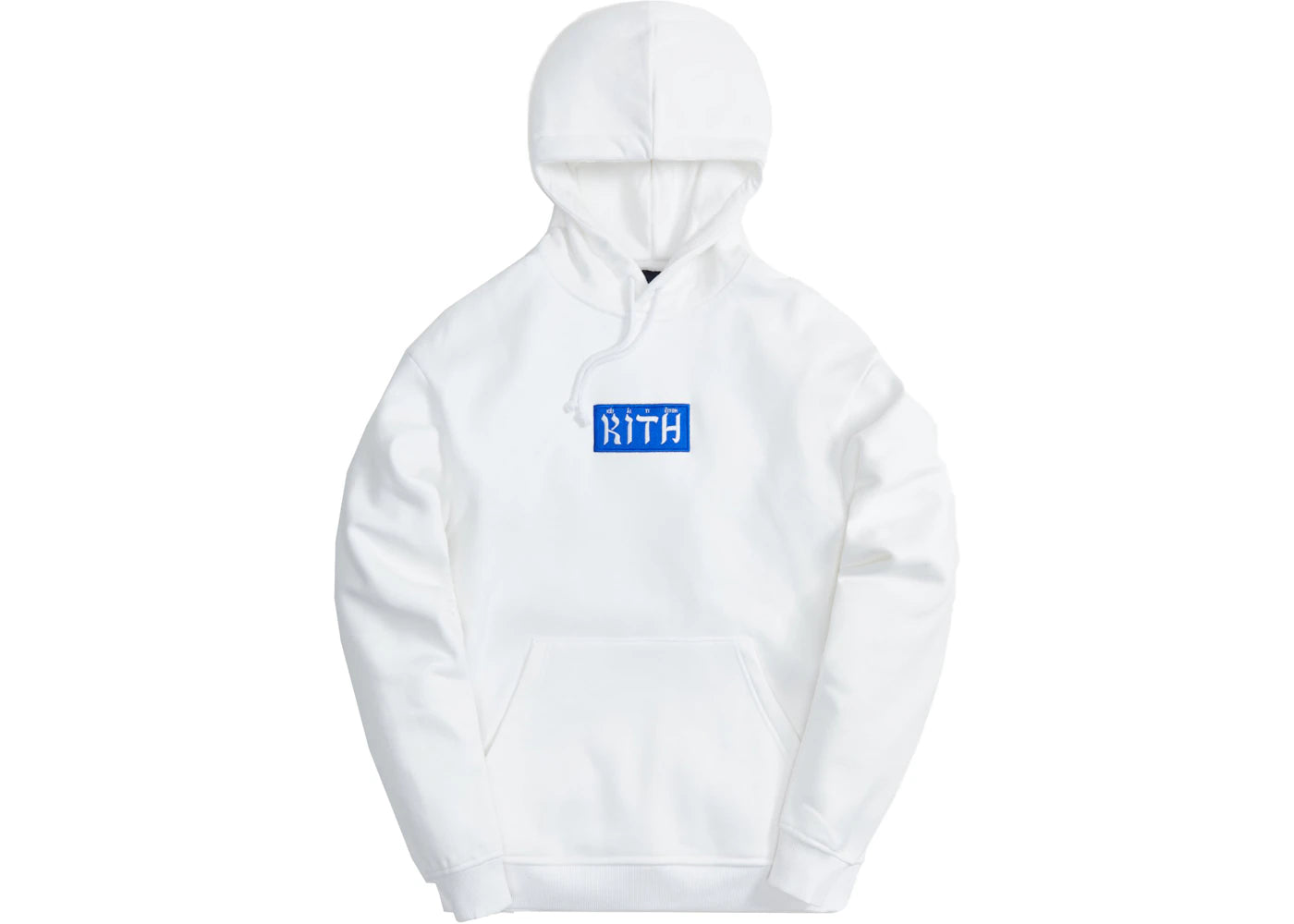 Kith Hebrew Script Hoodie White