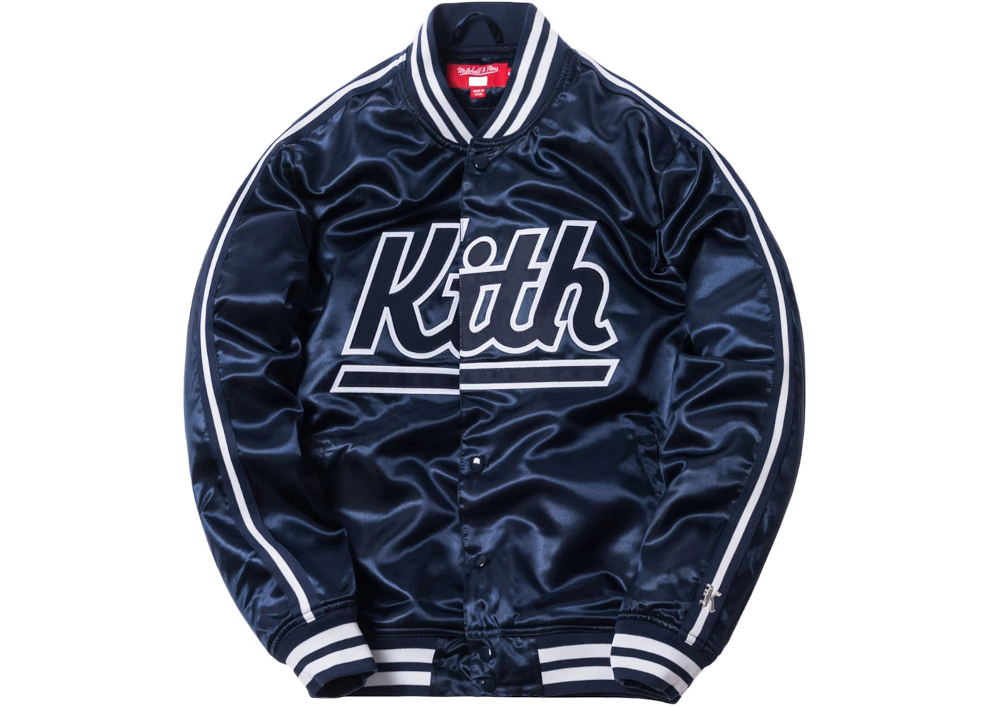 Kith x Mitchell & Ness Satin Warm-Up Jacket New York