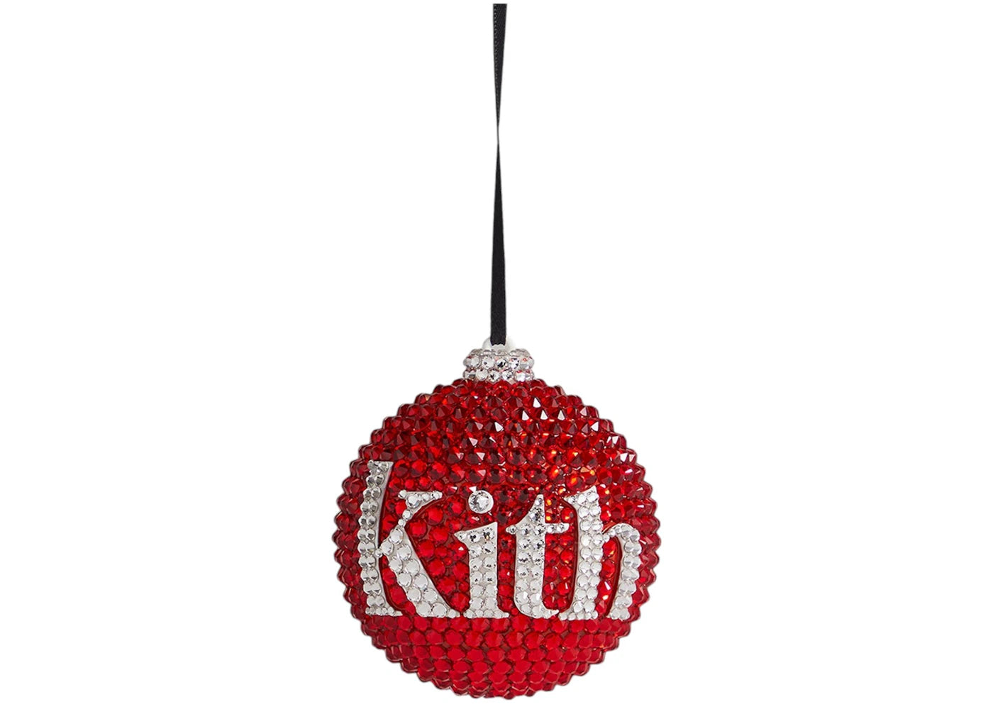 Kith Kithmas Ball Swarovski Crystals Ornament Red