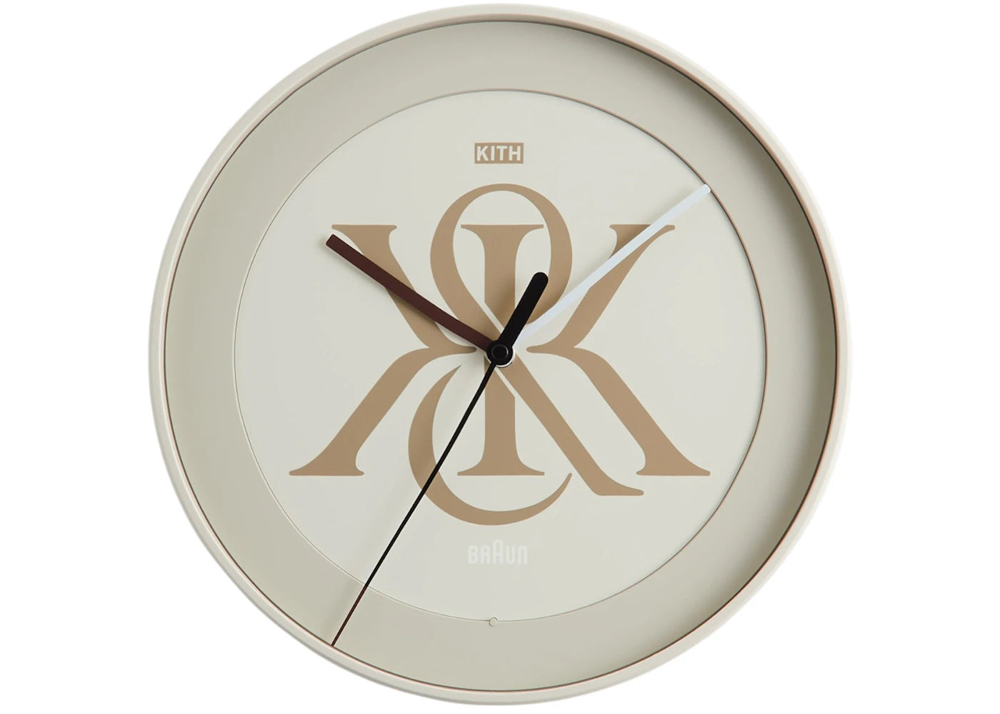 Kith Kithmas Braun Wall Clock Waffle