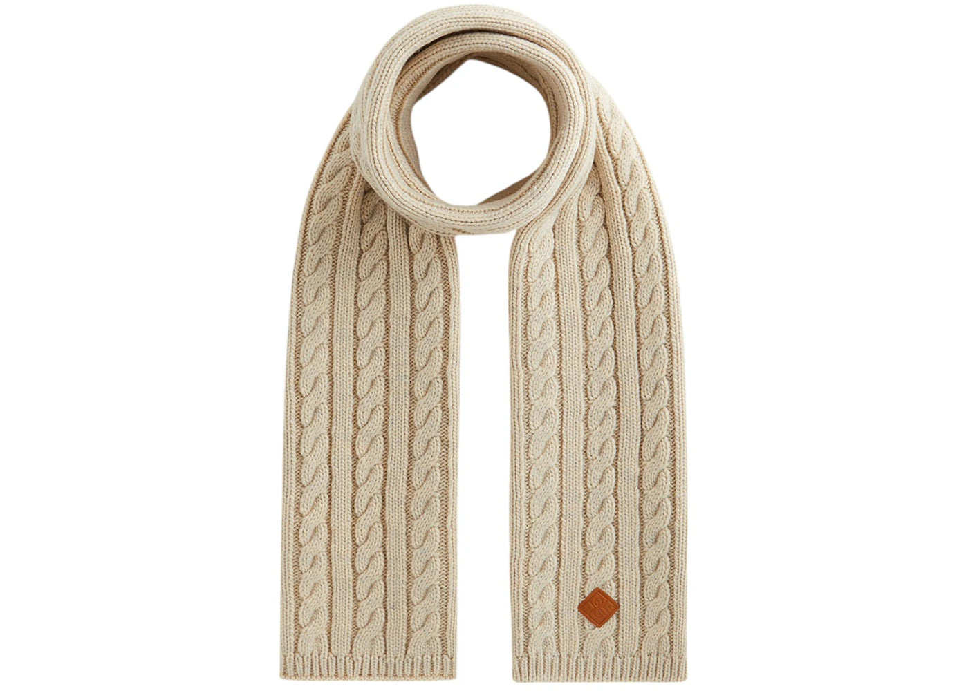 Kith Kithmas Cable Scarf Sandy Heather