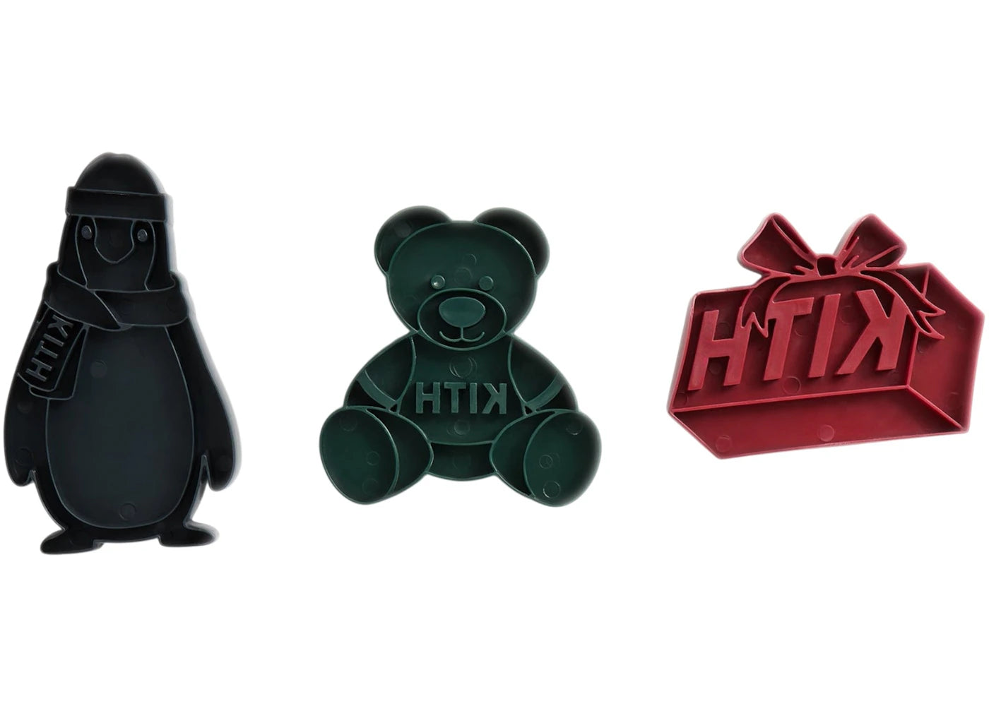 Kith Kithmas Character Cookie Cutters Set of 3 Multicolor