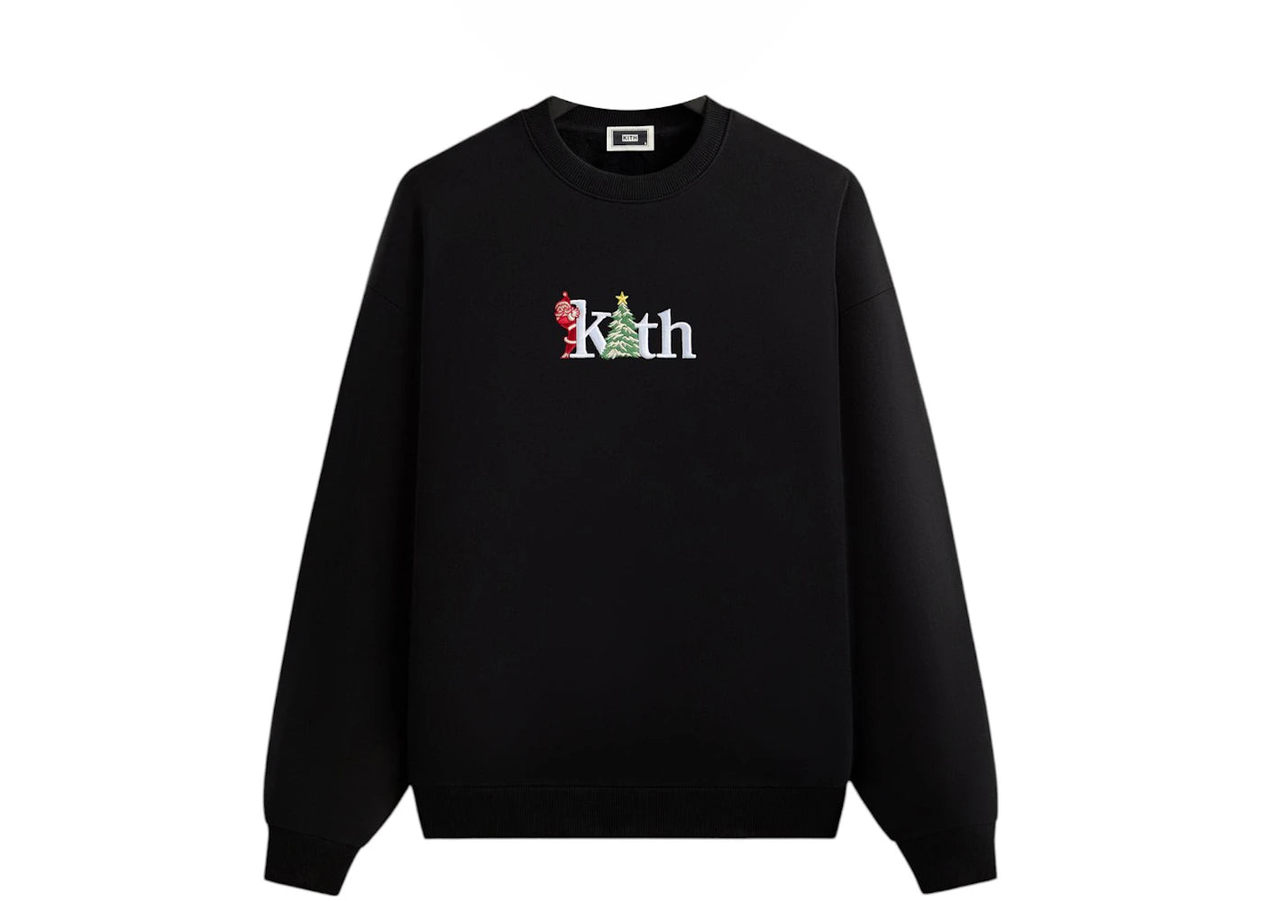 Kith Kithmas Comic Santa Nelson Crewneck Black