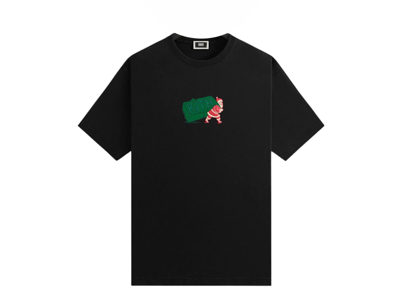 Kith Kithmas Comic Santa Tee Black