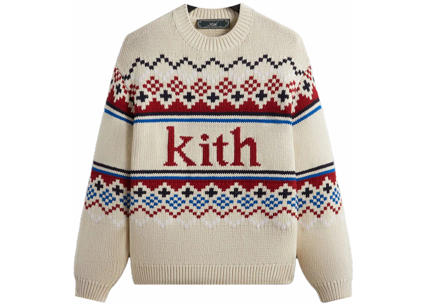 Kith Kithmas Fairisle Sweater Sandrift