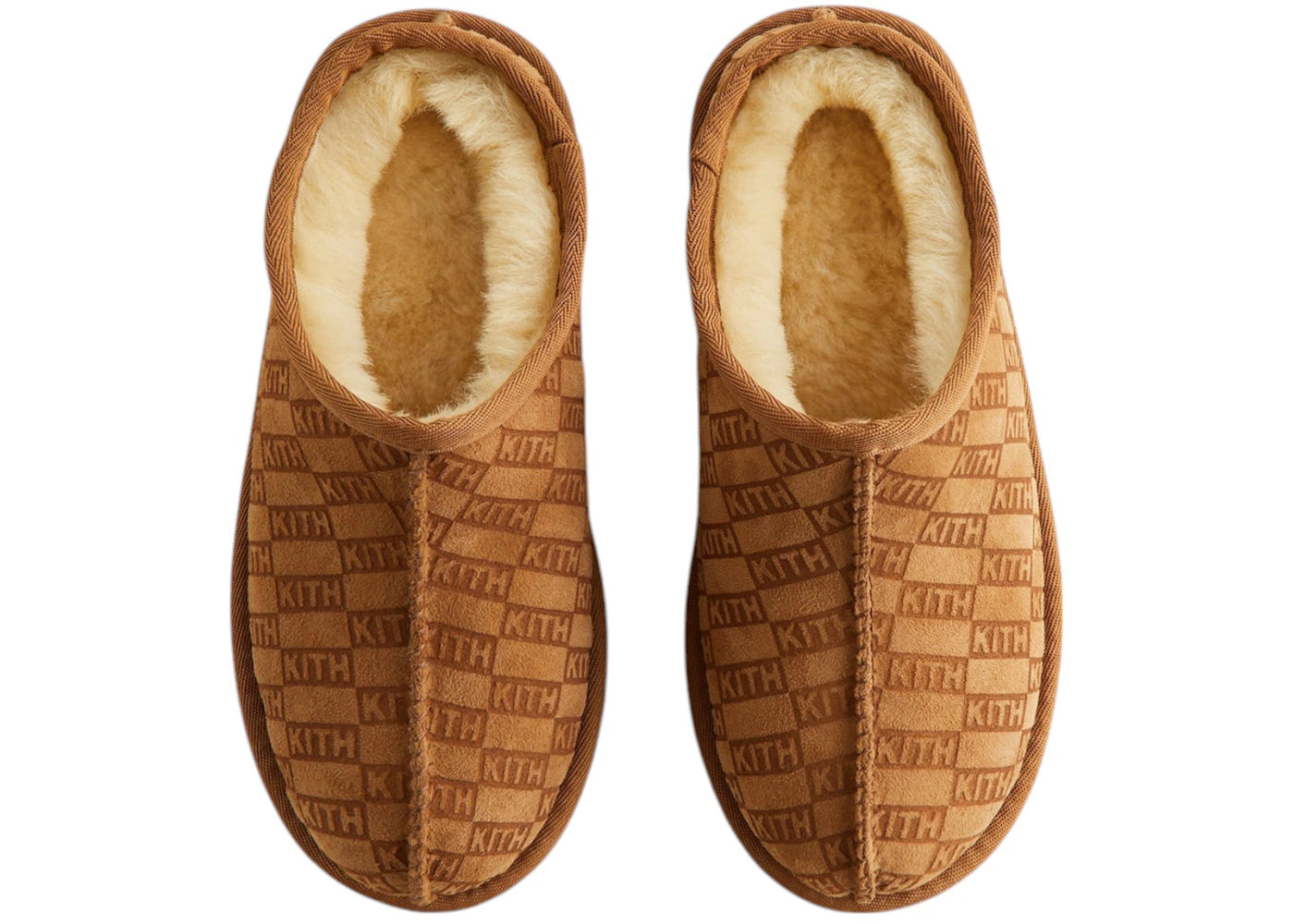 Kith Kithmas Kids Monogram Shearling Slipper Loft
