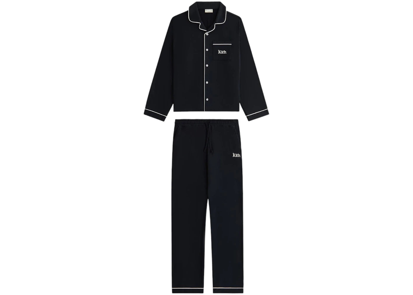 Kith Kithmas Kids Pajama Set Black