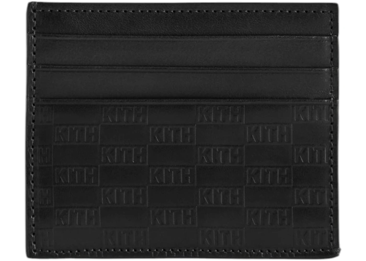 Kith Kithmas Monogram Card Holder Black