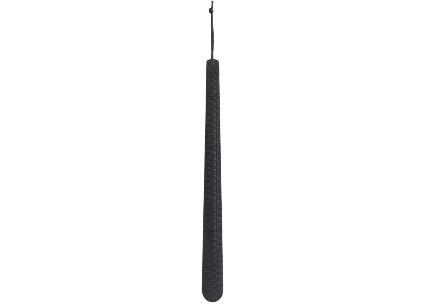 Kith Kithmas Monogram Debossed Leather Shoe Horn Black