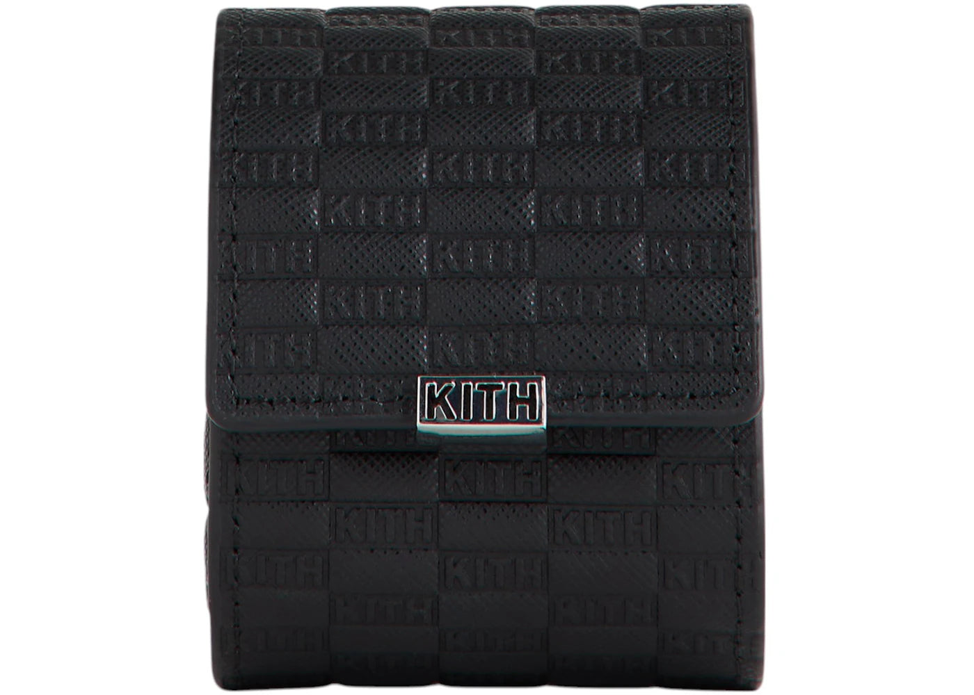 Kith Kithmas Monogram Saffiano Leather Single Watch Roll Black