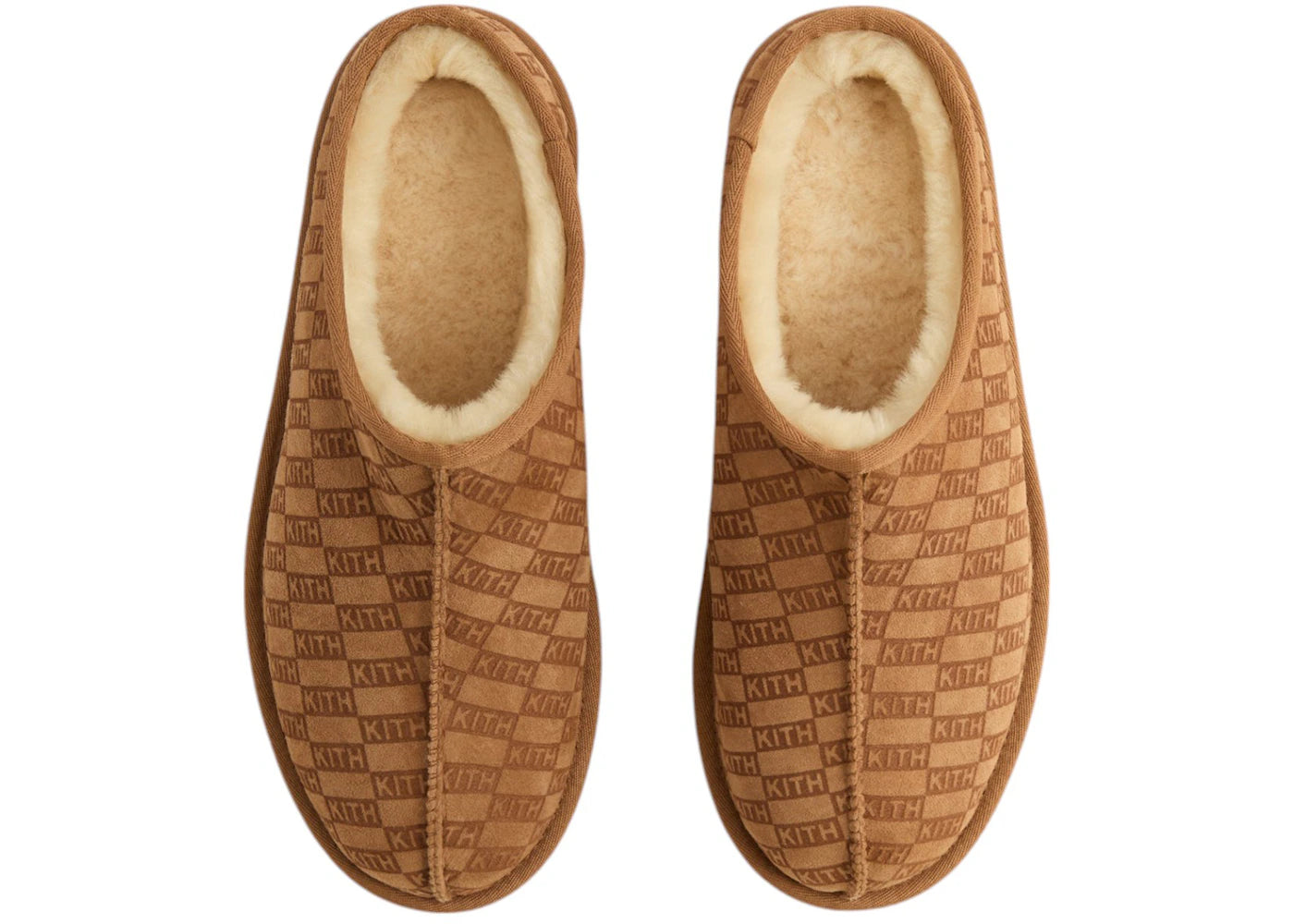 Kith Kithmas Monogram Shearling Slippers Loft