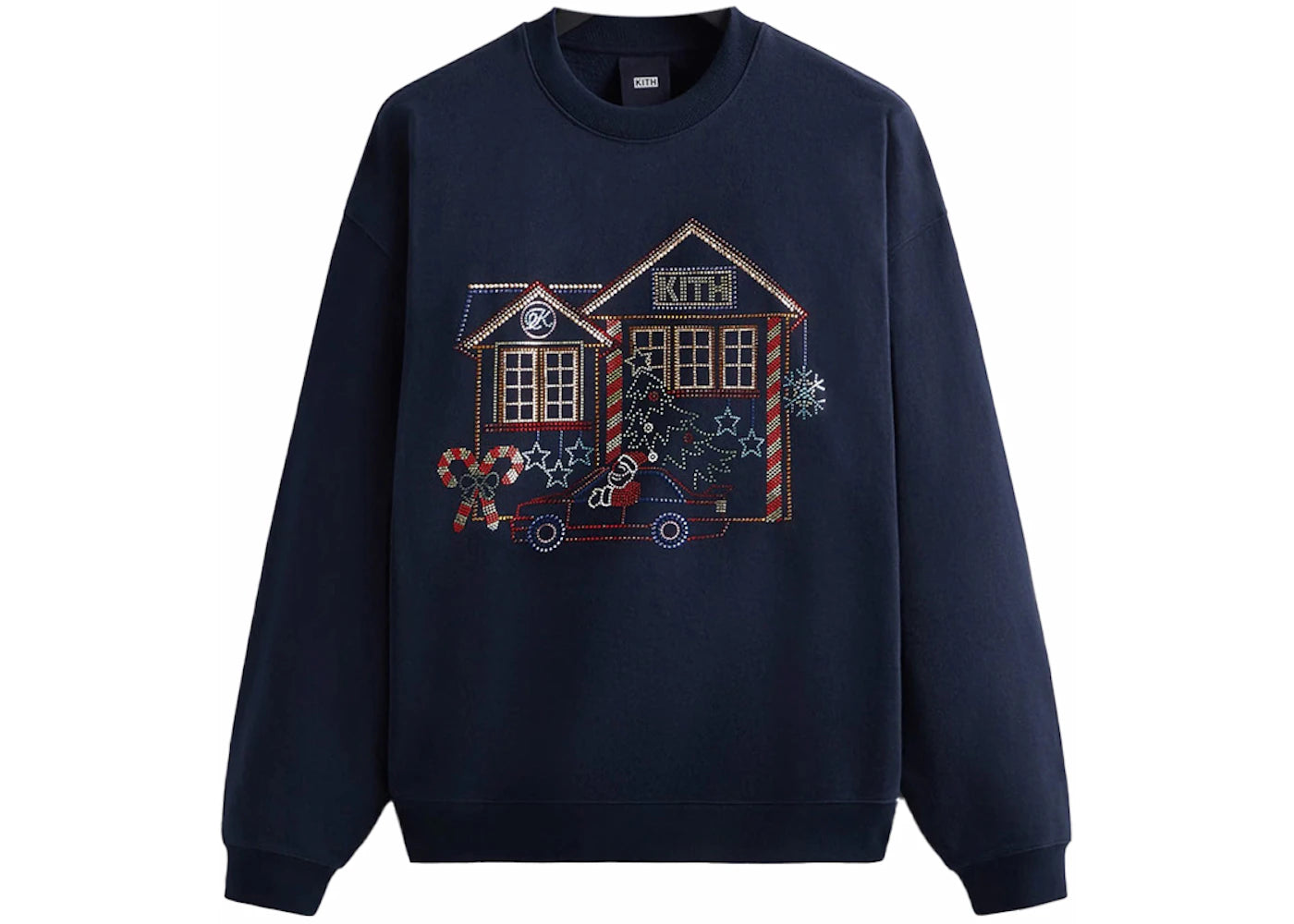Kith Kithmas Nelson Swarovski Crystals Crewneck Nocturnal