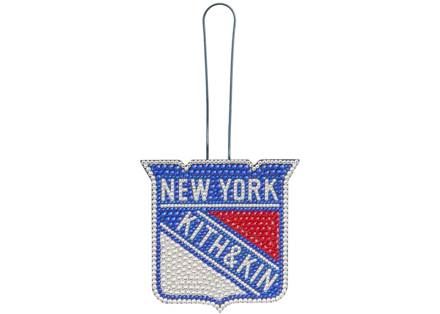 Kith Kithmas New York Rangers Swarovski Crystals Ornament Cyclone