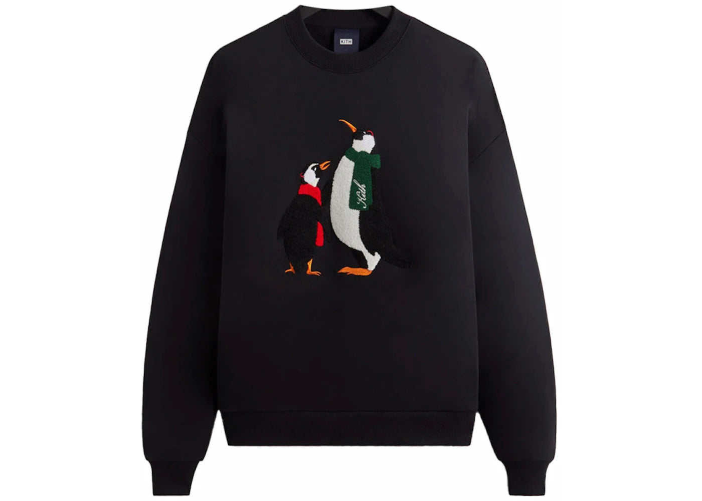 Kith Kithmas Penguin Nelson Crewneck Black