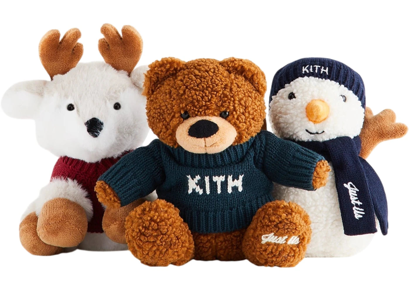 Kith Kithmas Plushes Set of 3 Multicolor