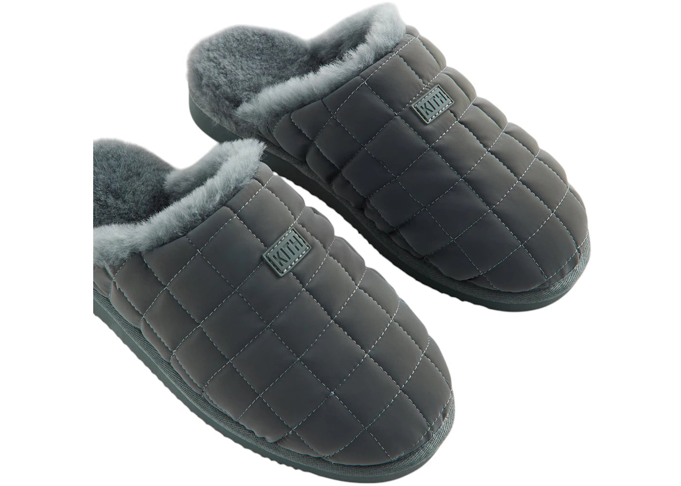 Kithmas Kith Fluffy Slippers Kith Kithmas Puffed Logo Slippers Machine