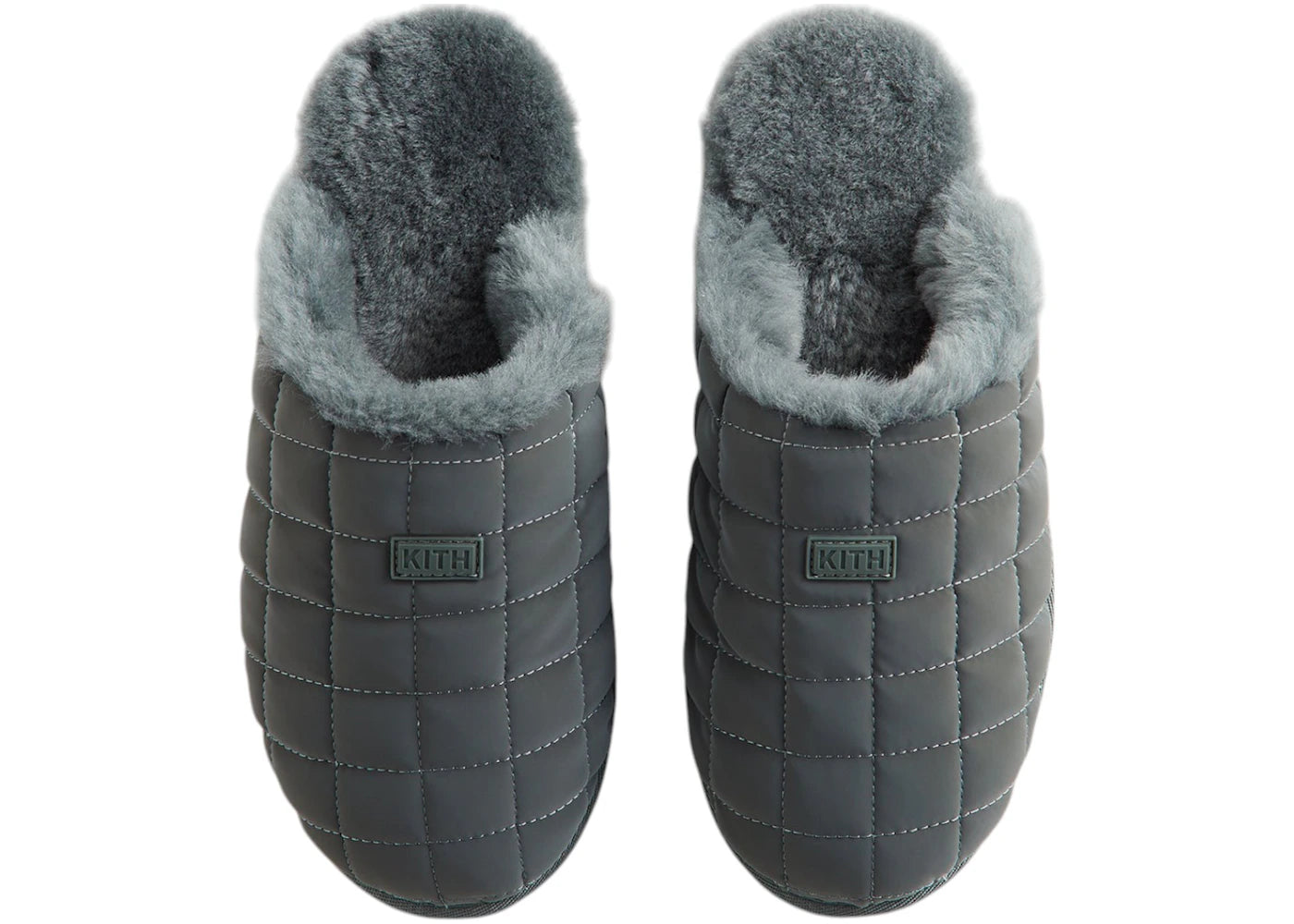 Kith Kithmas Puffed Logo Slippers Machine