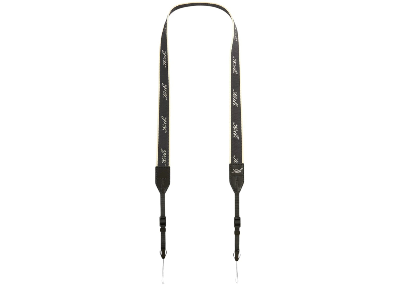 Kith Kithmas Script Logo Camera Strap Black