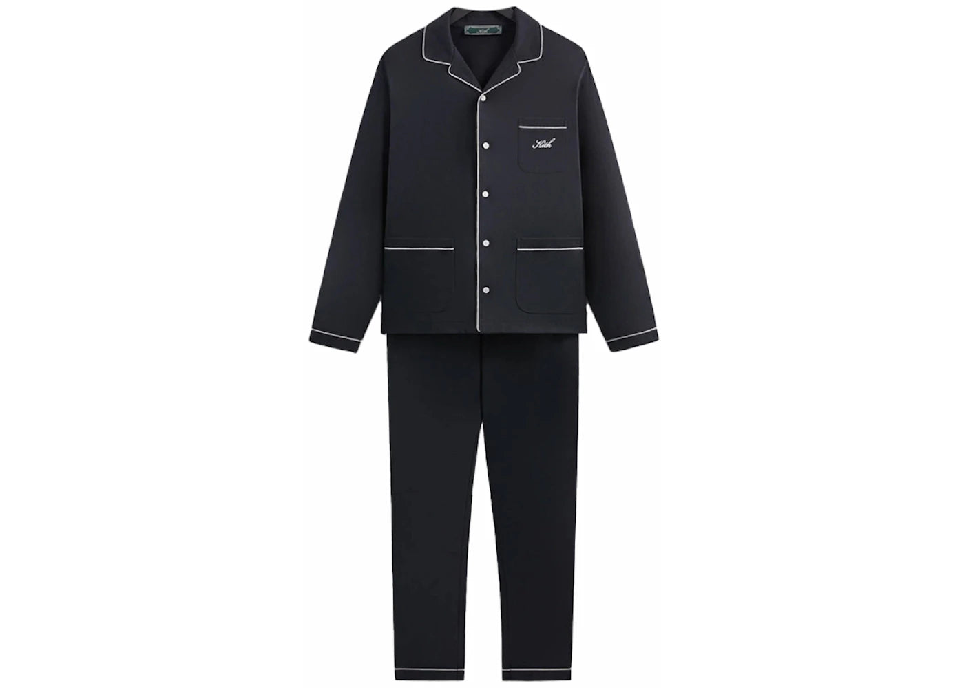 Kith Kithmas Script Pajama Set Black