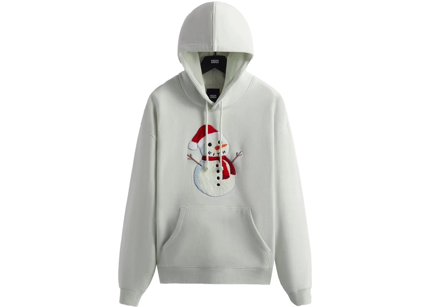 Kith Kithmas Snowman Hoodie Chalk