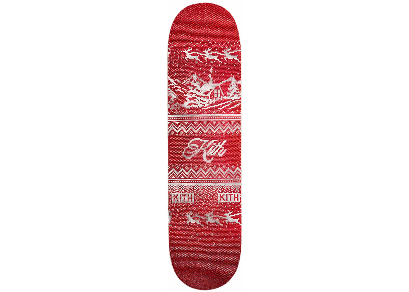 Kith Kithmas Swarovski Crystals Skateboard Deck Fury